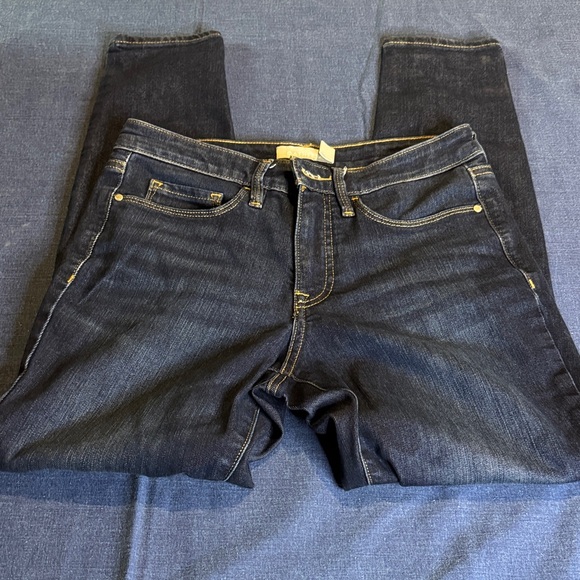 Athleta Dark Blue Skinny Women's Jeans - Picture 3 of 5